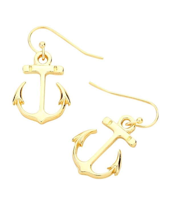 Liavys Anchor Fashionable Earrings Plated