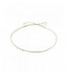 Hemp Macrame Choker Necklace White