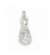 Sterling Silver Fancy Cat Charm