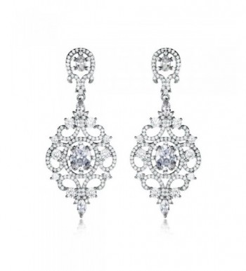 GULICX Fashion Teardrop Zirconia Earring