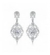 GULICX Fashion Teardrop Zirconia Earring