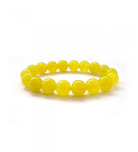 Yellow Stone Meditation Rosary Bracelet