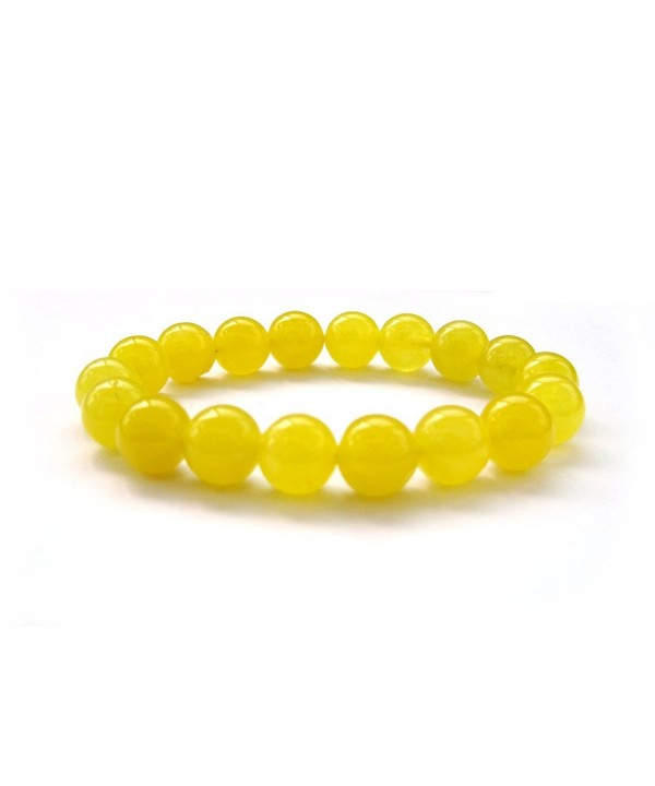 Yellow Stone Meditation Rosary Bracelet