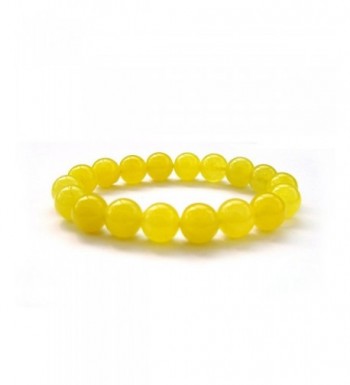 Yellow Stone Meditation Rosary Bracelet