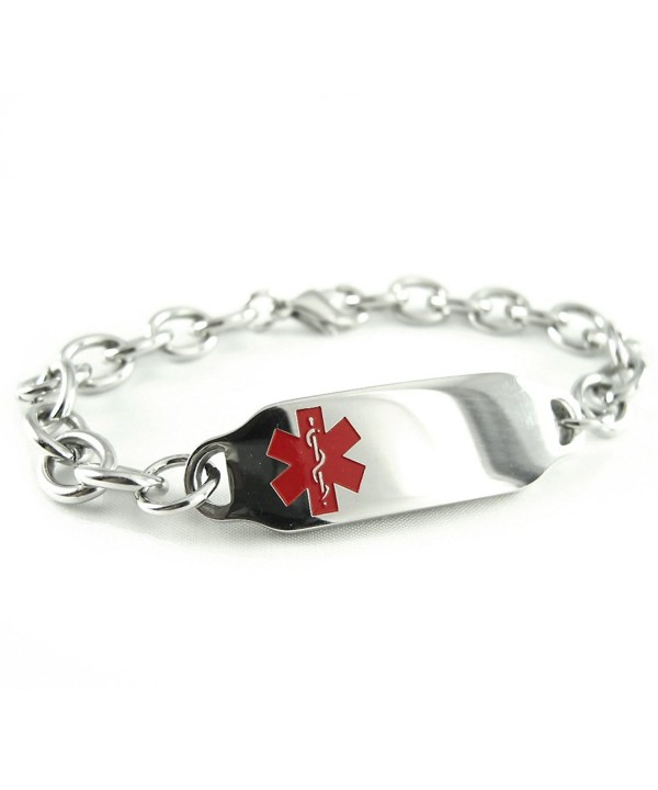 MyIDDr Pre Engraved Customized Diabetes Bracelet