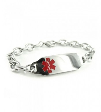 MyIDDr Pre Engraved Customized Diabetes Bracelet