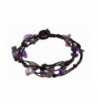 Bijoux Ja Handwoven Purple Bracelet