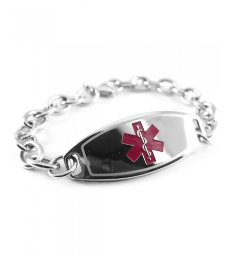 MyIDDr Pre Engraved Customized Diabetes Bracelet