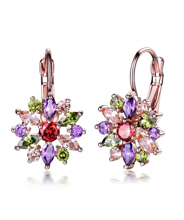 GULICX Marquise Multicolor Cubiczirconia Earrings