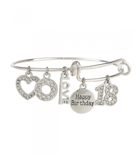 Birthday Expandable Engraved Adjustable Bracelet