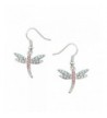 Liavys Multi Color Dragonfly Fashionable Earrings