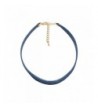 ChelseachicNYC Denim Blue Choker Necklace