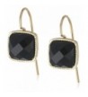 1928 Jewelry Gold Tone Square Earrings