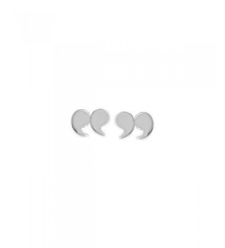 Boma Sterling Silver Quotation Earrings