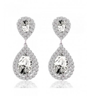 Miraculous Garden Rhinestone Wedding Earrings