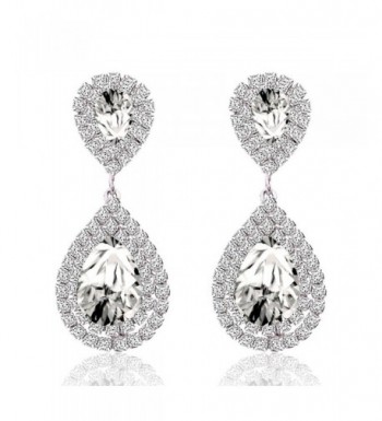 Miraculous Garden Rhinestone Wedding Earrings