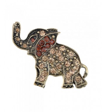 Alilang Antique Crystal Rhinestone Elephant