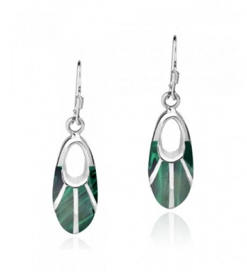 Celestial Malachite Sterling Silver Earrings