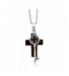 Beautiful Tigers Cross Pendant Charm