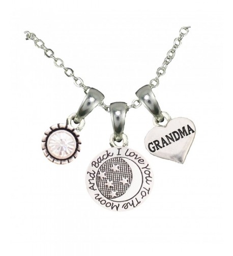 Grandma Silver Chain Necklace Jewelry