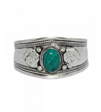 Turquoise Bracelet Tibetan Silver Gypsy