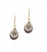 Silver Forest Teardrops Goldtone Filagree