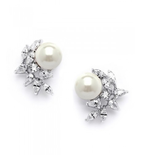 Mariell Cluster Wedding Earrings Bridesmaids