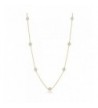 NYC Sterling Zirconia Station Necklace