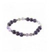 Amethyst Bracelet Melody Sterling Stretch