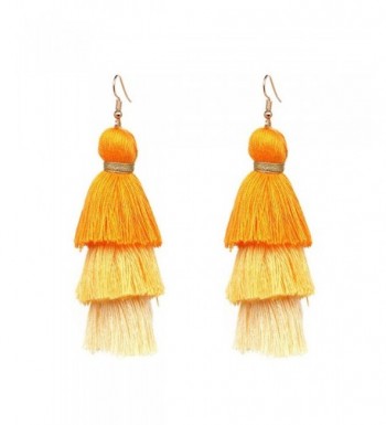 Thread Tassel Dangle Earrings Fringe