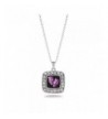 Acting Classic Silver Crystal Necklace