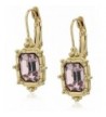 1928 Jewelry Gold Tone Faceted Earrings