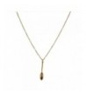 Lux Accessories Burnished Necklace Spoonful