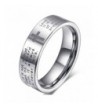 Tungsten Carbide Engraved English Verses