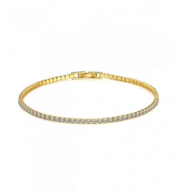 Sterling Gold Plated Swarovski Zirconia Round Cut