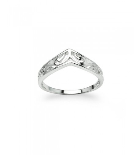 Chevron Shaped Victorian Ring Friendship