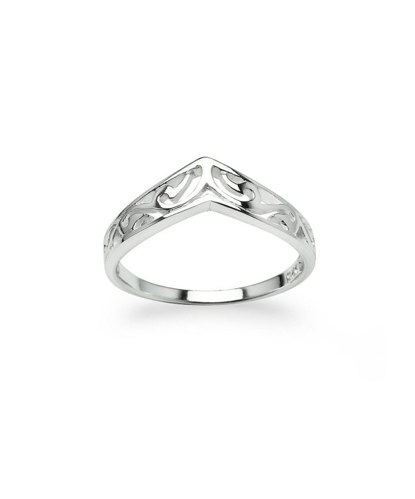 Chevron Shaped Victorian Ring Friendship