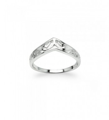 Chevron Shaped Victorian Ring Friendship