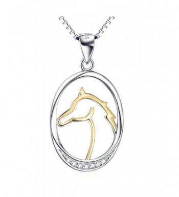 Sterling Silver Zirconia Pendant Necklace