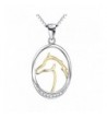 Sterling Silver Zirconia Pendant Necklace