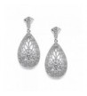 Mariell Vintage Wedding Earrings Brides