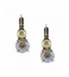 Mariana Champagne Caviar Crystal Earrings