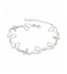 Sterling Silver Butterfly Chain Bracelet
