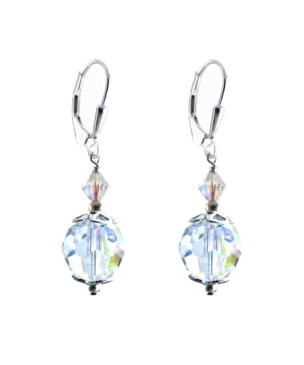 Earrings Swarovski Crystal Elements Lever back