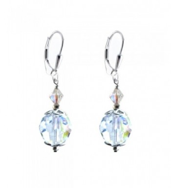 Earrings Swarovski Crystal Elements Lever back