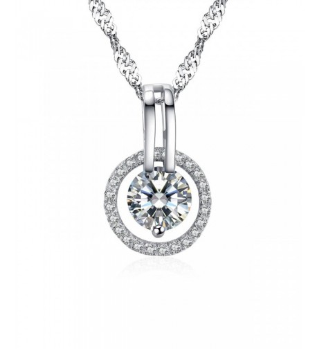 Arieanna Sterling Guardian Swarovski Necklace