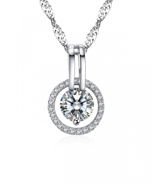 Arieanna Sterling Guardian Swarovski Necklace