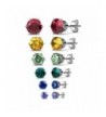 R timer Earrings Swarovski Elements Birthstone