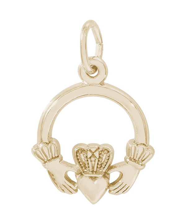 Rembrandt Sterling Silver Claddagh Charm