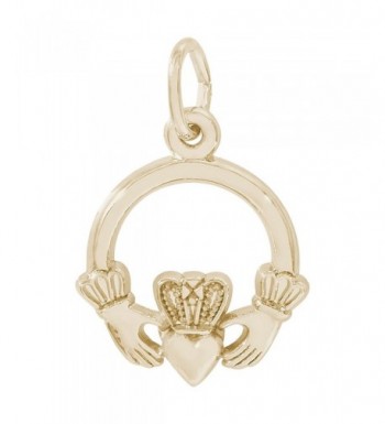 Rembrandt Sterling Silver Claddagh Charm